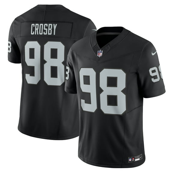 Men's Nike Maxx Crosby Black Las Vegas Raiders Vapor F.U.S.E. Limited Jersey