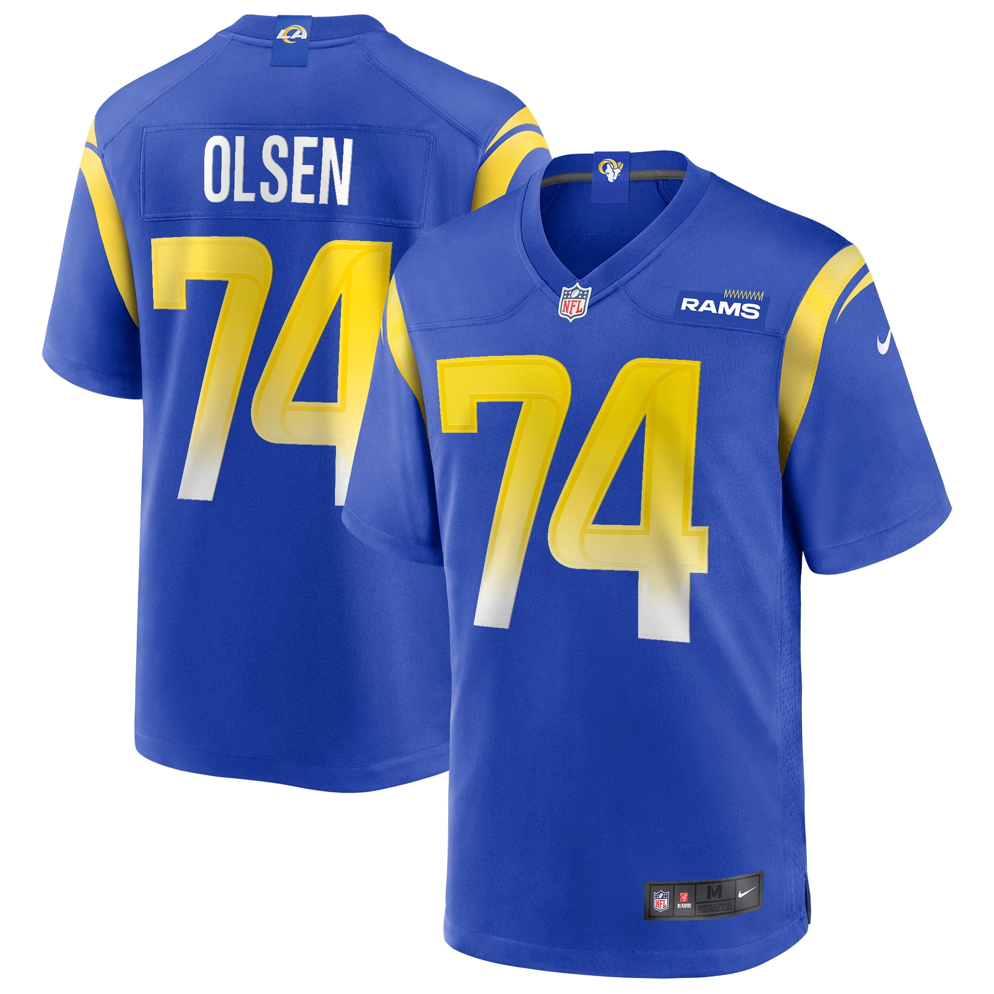 Men s Nike Larrell Murchison Royal Los Angeles Rams Team Game Jersey Walmart