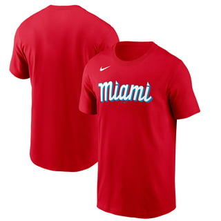 Men's '47 Cream Miami Marlins City Connect Crescent Franklin Raglan Three-Quarter Sleeve T-Shirt Size: Medium