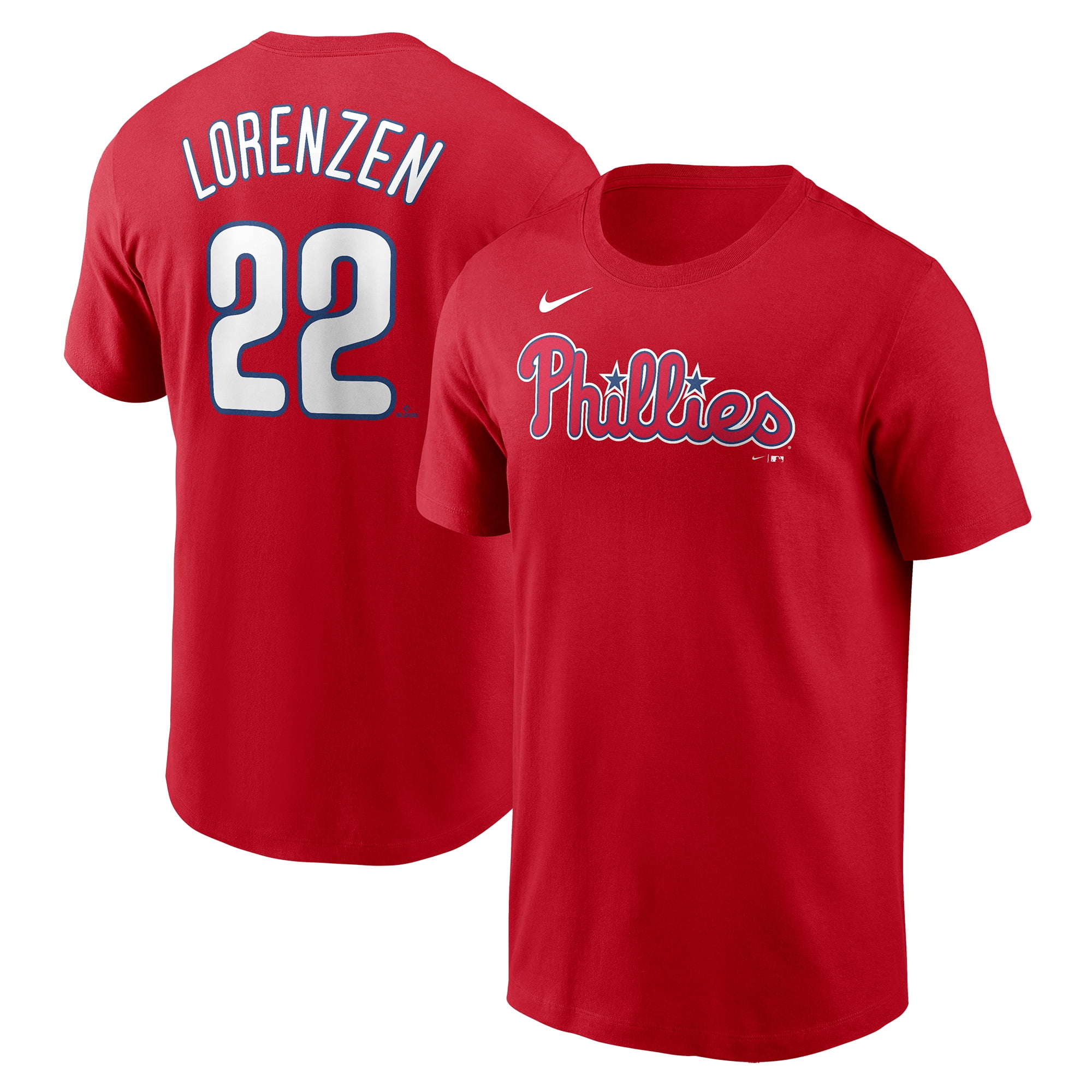 Men's Nike Michael Lorenzen Red Philadelphia Phillies Player Name