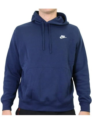 Men's Nike Midnight Navy/White Sportswear Club Fleece Pullover