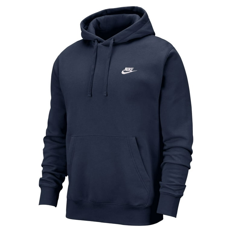 Men's Nike Midnight Navy/White Sportswear Club Fleece Pullover