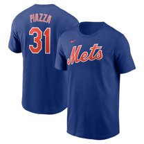 Men's Nike Mike Piazza Royal New York Mets Fuse Name & Number T-Shirt