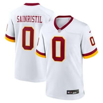 Men's Nike Mike Sainristil White Washington Commanders Game Super Bowl Era Jersey