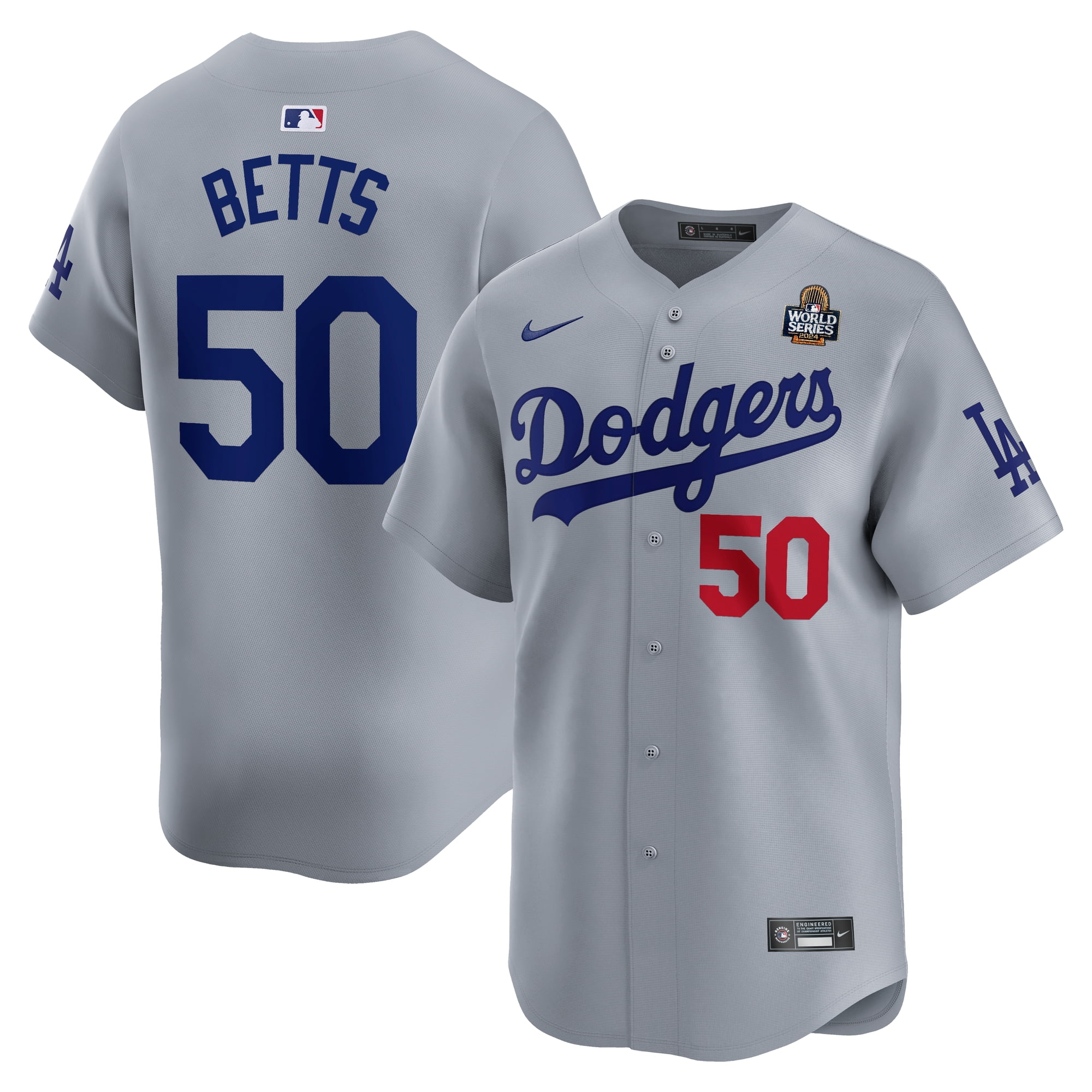 Dodgers 2024 World Series Jersey 2024 Ashely Merrili