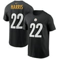 thumbnail image 1 of Men's Nike Najee Harris Black Pittsburgh Steelers Player Name & Number T-Shirt, 1 of 3