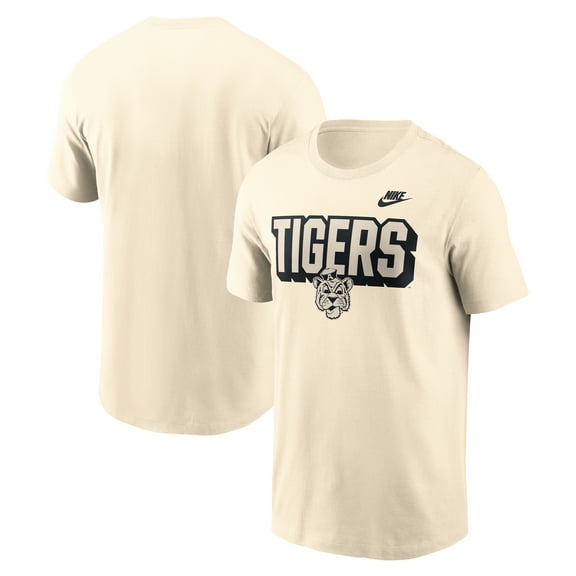 Men's Nike Natural Auburn Tigers Team Bold T-Shirt