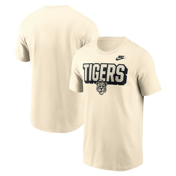 Men's Nike Natural Clemson Tigers Team Bold T-Shirt