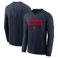thumbnail image 1 of Men's Nike Navy Arizona Wildcats 2025 Sideline Performance Long Sleeve T-Shirt, 1 of 3