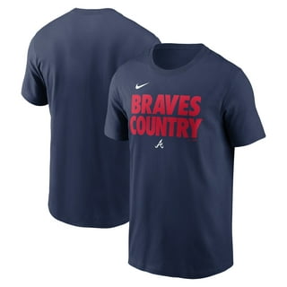 Men's Atlanta Braves Nike White Americana Flag T-Shirt