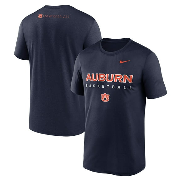 Men's Nike Navy Auburn Tigers 2025 Courtside Basketball Legend Dri-FIT T-Shirt
