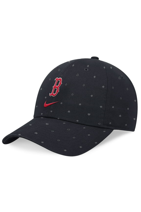 Men's Nike Navy Boston Red Sox Primetime Print Club Adjustable Hat