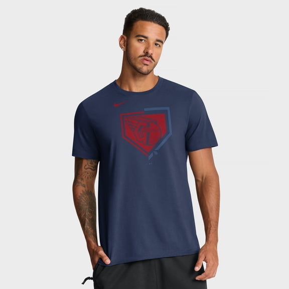 Men's Nike Navy Cleveland Guardians Icon T-Shirt