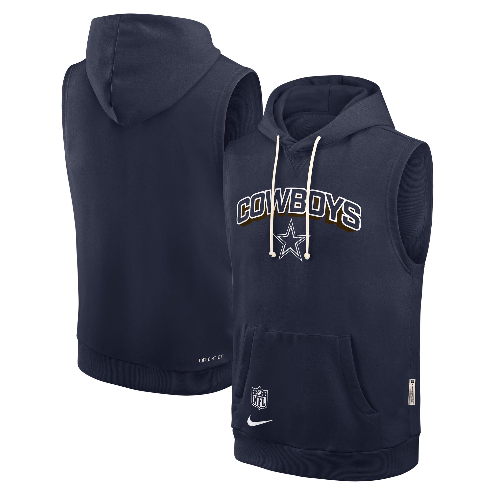 dallas cowboys sideline performance hoodie