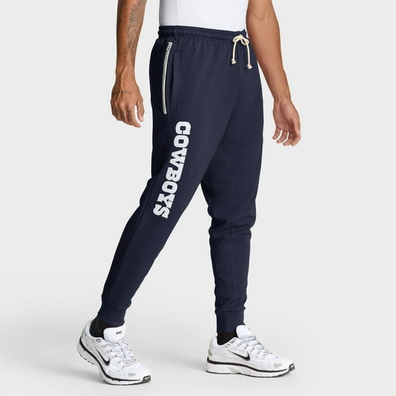 Men's Nike Navy Dallas Cowboys Sideline Standard Issue Ground Game Dri-FIT Taper Pants