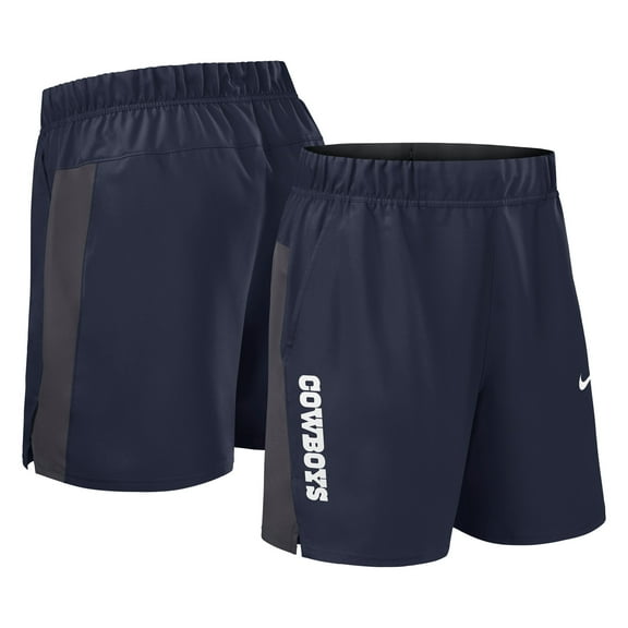 Men's Nike Navy Dallas Cowboys Woven Victory Dri-FIT Shorts