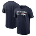 thumbnail image 1 of Men's Nike Navy Denver Broncos Division Essential T-Shirt, 1 of 3