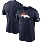 Men's Nike Navy Denver Broncos Logo Essential Legend Performance T-Shirt