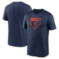 thumbnail image 1 of Men's Nike Navy Detroit Tigers Home Plate Icon Legend Performance T-Shirt, 1 of 3