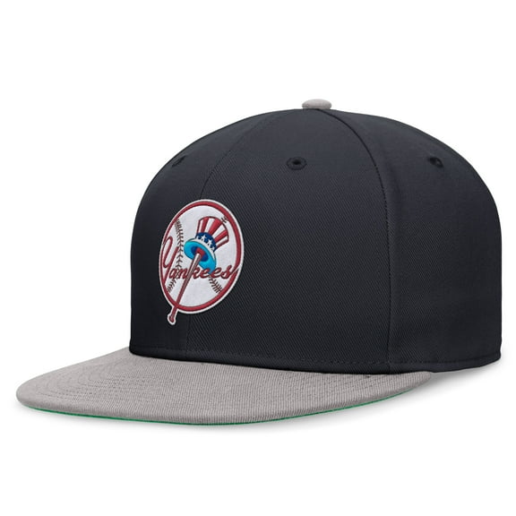 Men's Nike Navy/Gray New York Yankees Rewind Cooperstown True Performance Fitted Hat