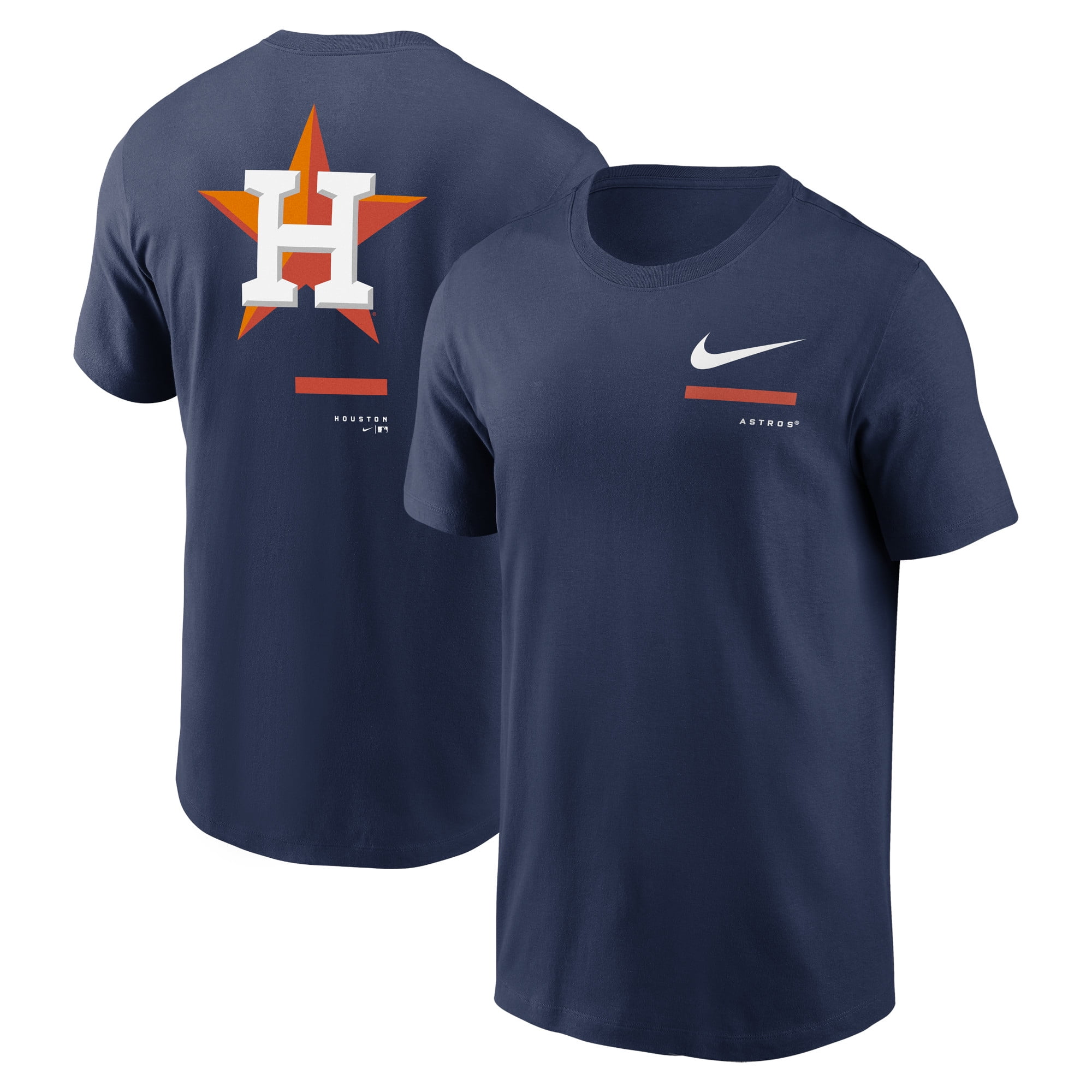 Men's Nike Navy Houston Astros Over the Shoulder TShirt