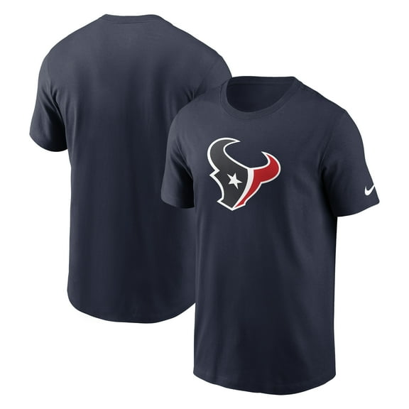 Men's Nike Navy Houston Texans Primetime Logo Essential T-Shirt