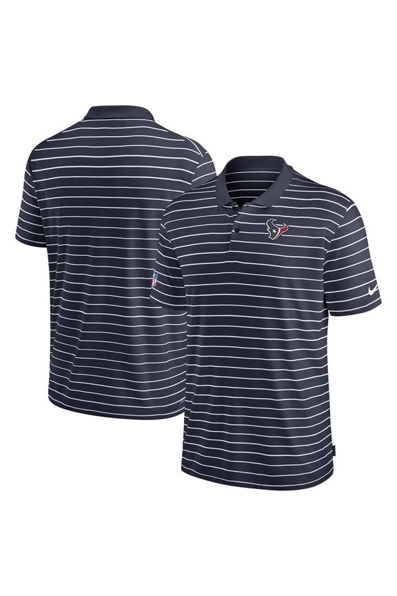 Men's Nike Navy Houston Texans Sideline Lock Up Victory Performance Polo