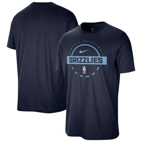 Men's Nike Navy Memphis Grizzlies Authentic Practice T-Shirt