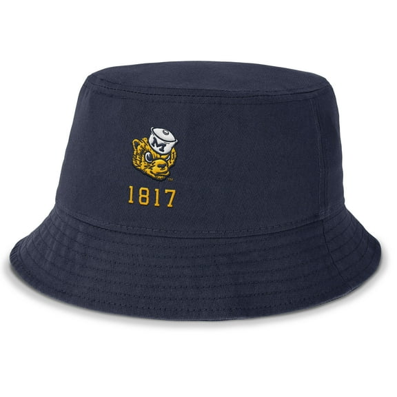 Men's Nike Navy Michigan Wolverines Apex Swoosh Bucket Hat