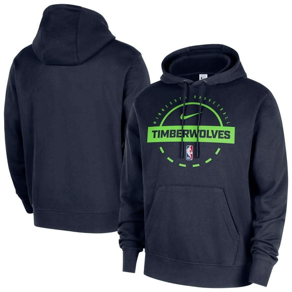 Men's Nike Navy Minnesota Timberwolves 2025/26 Authentic Practice Club Pullover Hoodie
