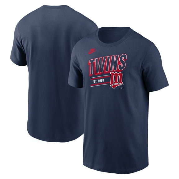 Men's Nike  Navy Minnesota Twins Cooperstown Collection Retro T-Shirt