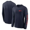 thumbnail image 1 of Men's Nike Navy New England Patriots All Out Long Sleeve T-Shirt, 1 of 3