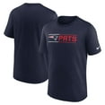 thumbnail image 1 of Men's Nike Navy New England Patriots Exceed Performance T-Shirt, 1 of 3