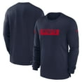 thumbnail image 1 of Men's Nike Navy New England Patriots Sideline Player Performance Long Sleeve T-Shirt, 1 of 3