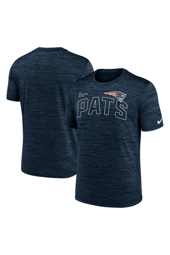 Men's Nike  Navy New England Patriots Velocity Arch Performance T-Shirt