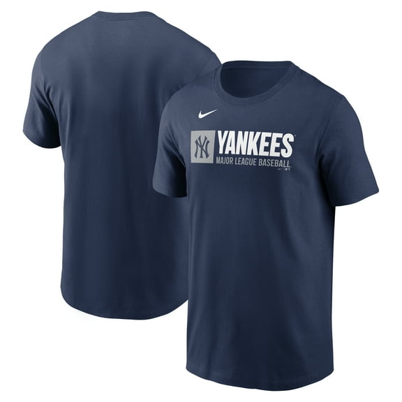 Men's Nike Navy New York Yankees Team Block T-Shirt