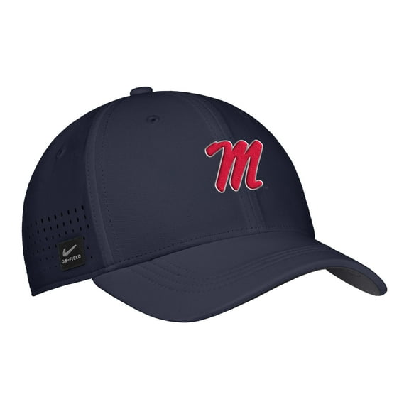 Men's Nike Navy Ole Miss Rebels 2025-On-Field Performance Flex Hat