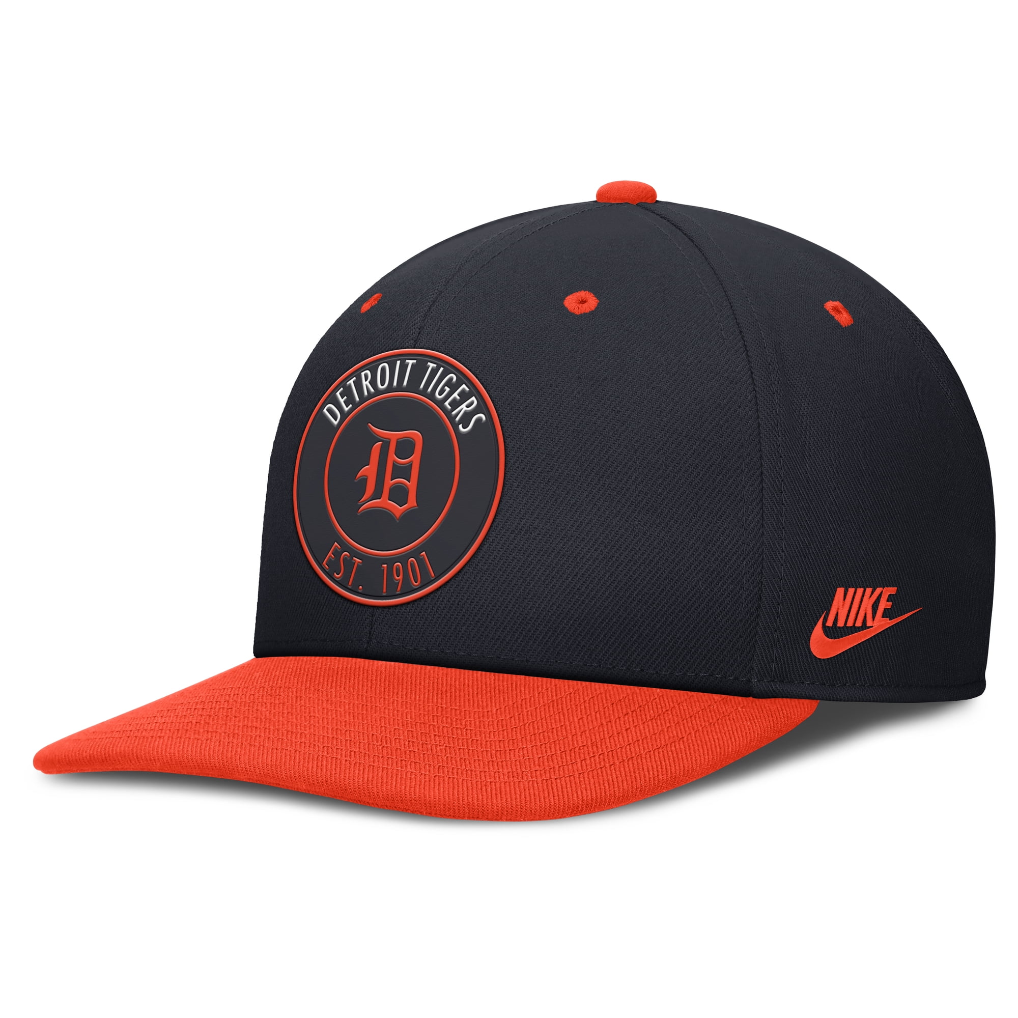 Men's Nike Navy/Orange Detroit Tigers Cooperstown Collection Pro
