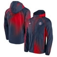 thumbnail image 1 of Men's Nike Navy Paris Saint-Germain AWF Raglan Full-Zip Hoodie Jacket, 1 of 3