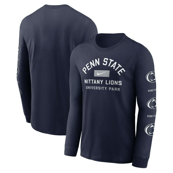 Men's Nike Navy Penn State Nittany Lions Classic Location Long Sleeve T-Shirt