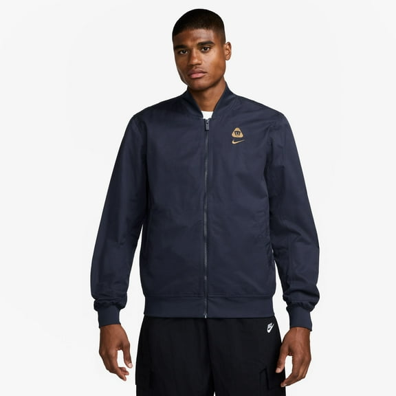 Men's Nike Navy Pumas UNAM Club Full-Zip Bomber Jacket