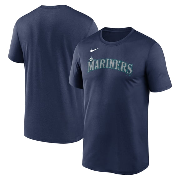 Men's Nike Navy Seattle Mariners Legend Fuse Wordmark T-Shirt