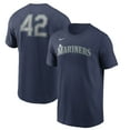 thumbnail image 1 of Men's Nike Navy Seattle Mariners Jackie Robinson Day Team 42 T-Shirt, 1 of 3