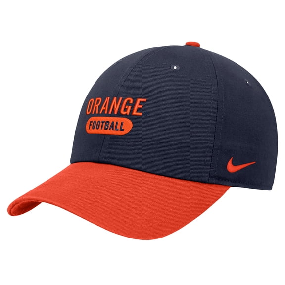 Men's Nike Navy Syracuse Orange Colorblock Club Adjustable Hat
