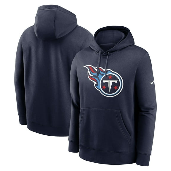 Men's Nike Navy Tennessee Titans Primetime-Club Logo Hoodie