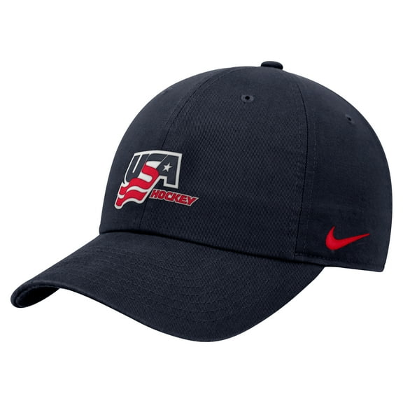 Men's Nike Navy US Hockey Club Dri-FIT Adjustable Hat