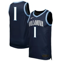 Men's Nike Navy Villanova Wildcats #1 Replica Basketball Jersey