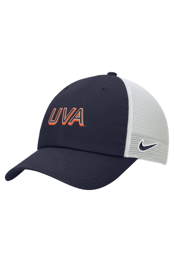 Men's Nike Navy Virginia Cavaliers On-Field Club Adjustable Trucker Hat