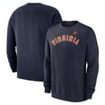 thumbnail image 1 of Men's Nike Navy Virginia Cavaliers Vintage Club Fleece Pullover Sweatshirt, 1 of 3