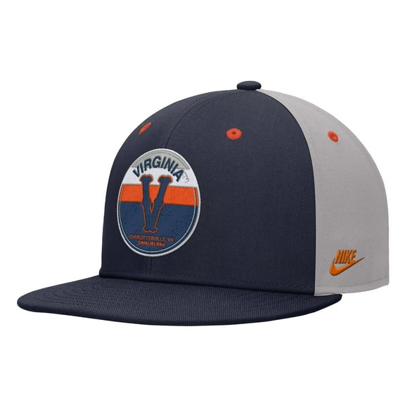 Men's Nike Navy Virginia Cavaliers Vintage Patch Snapback Hat